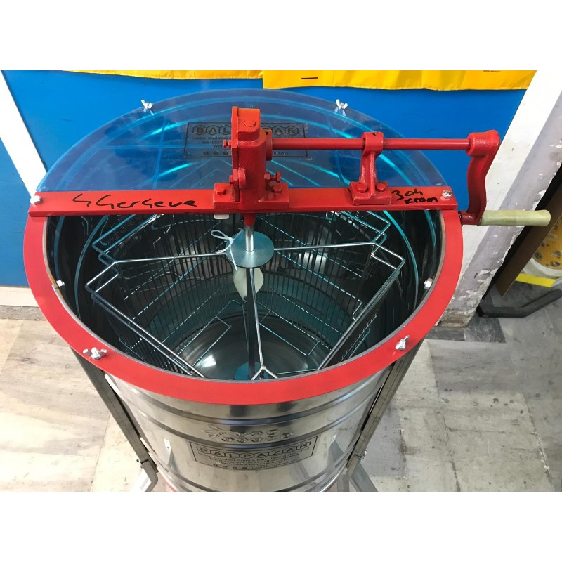 4'lü Bal Süzme Makinesi Paslanmaz Krom