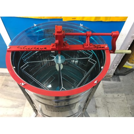 4'lü Bal Süzme Makinesi Paslanmaz Krom